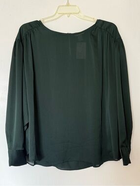 H&M Blouse Forest Green